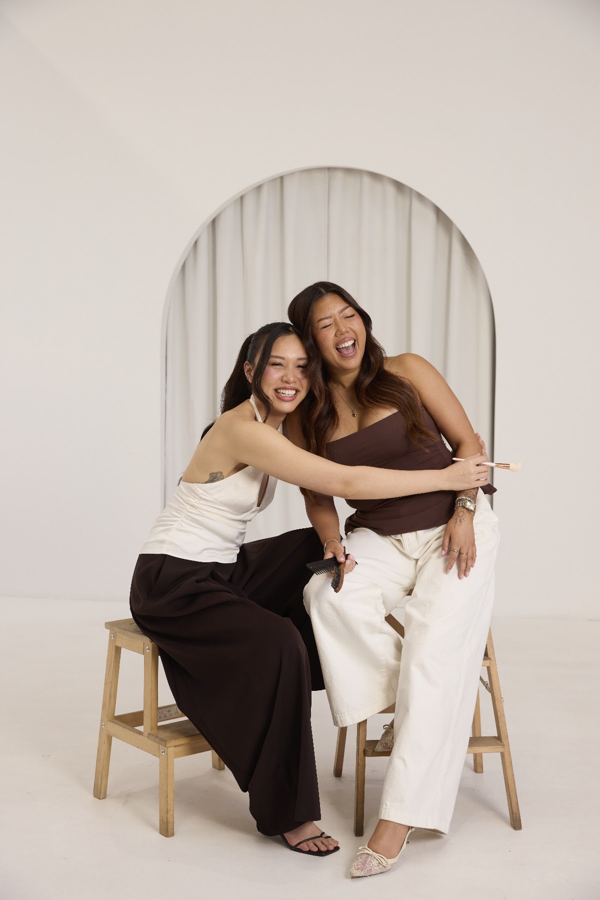 Amanda and Tracy's bridal editorial photoshoot
